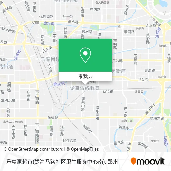 乐惠家超市(陇海马路社区卫生服务中心南)地图