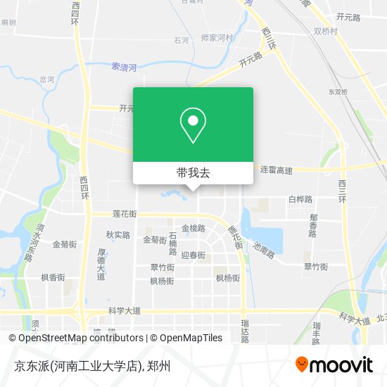 京东派(河南工业大学店)地图