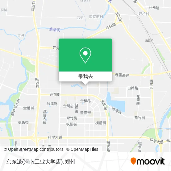 京东派(河南工业大学店)地图