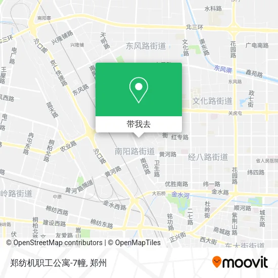 郑纺机职工公寓-7幢地图