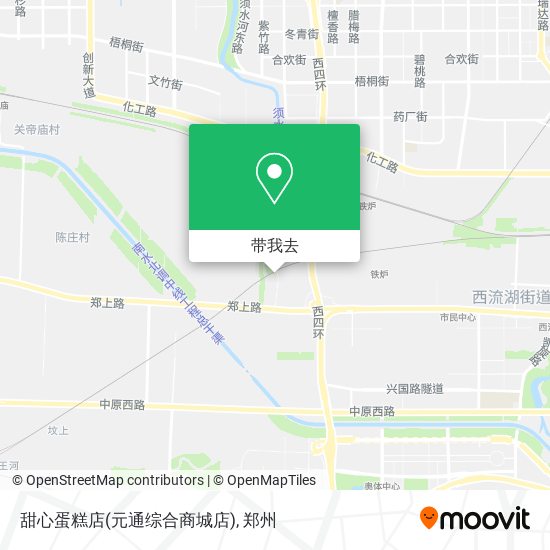 甜心蛋糕店(元通综合商城店)地图