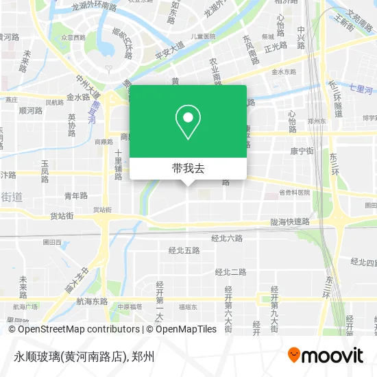 永顺玻璃(黄河南路店)地图
