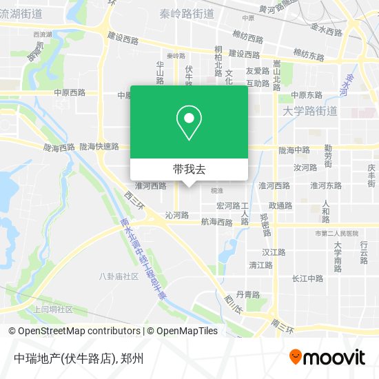 中瑞地产(伏牛路店)地图