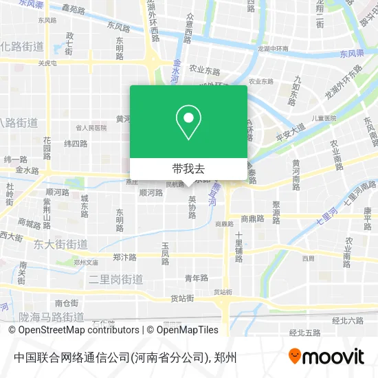 中国联合网络通信公司(河南省分公司)地图