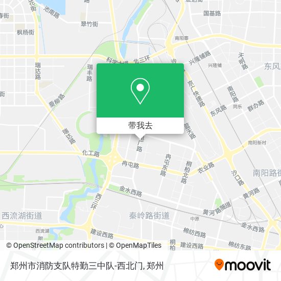 郑州市消防支队特勤三中队-西北门地图