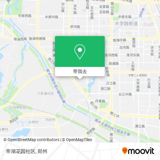 帝湖花园社区地图