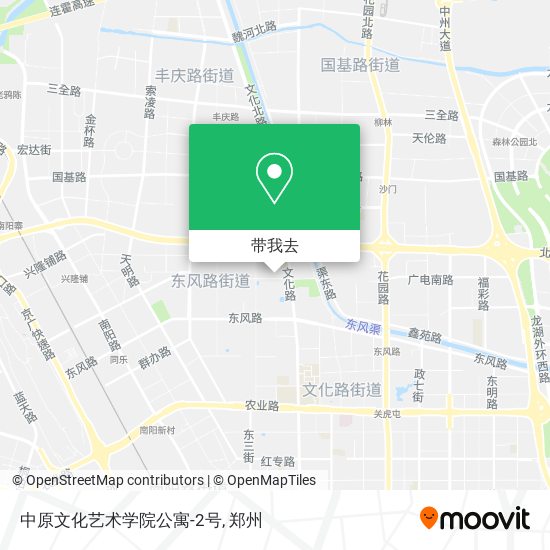 中原文化艺术学院公寓-2号地图