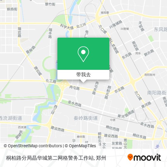 桐柏路分局晶华城第二网格警务工作站地图