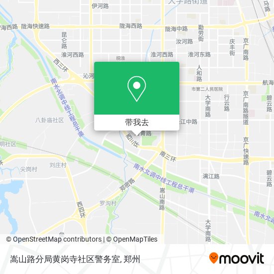 嵩山路分局黄岗寺社区警务室地图