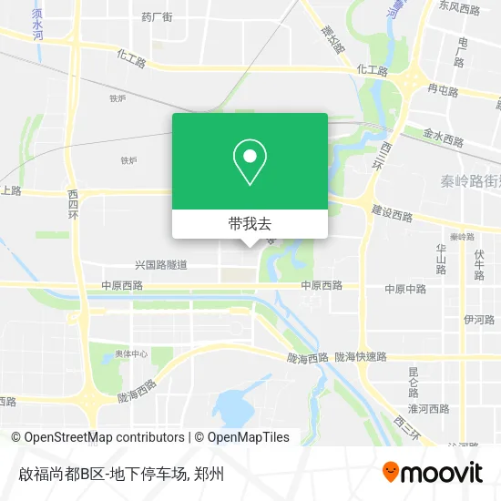 啟福尚都B区-地下停车场地图