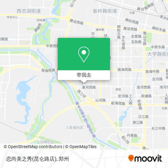 恋尚美之秀(昆仑路店)地图