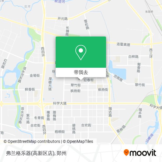 弗兰格乐器(高新区店)地图