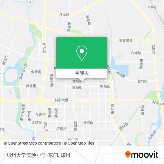 郑州大学实验小学-东门地图