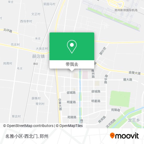 名雅小区-西北门地图