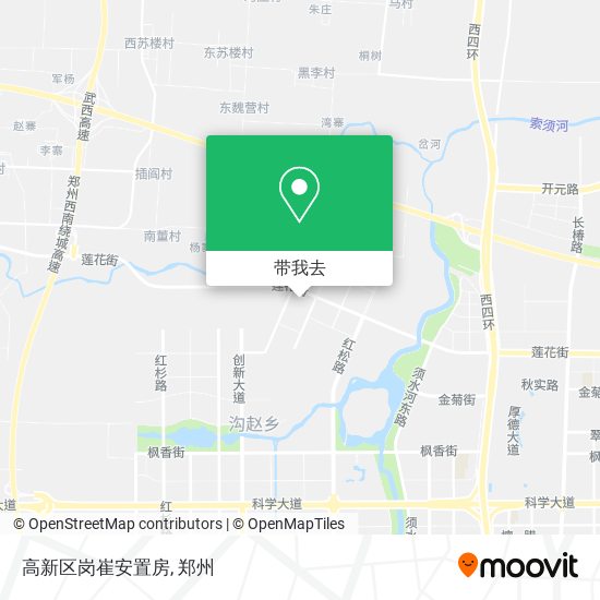 高新区岗崔安置房地图