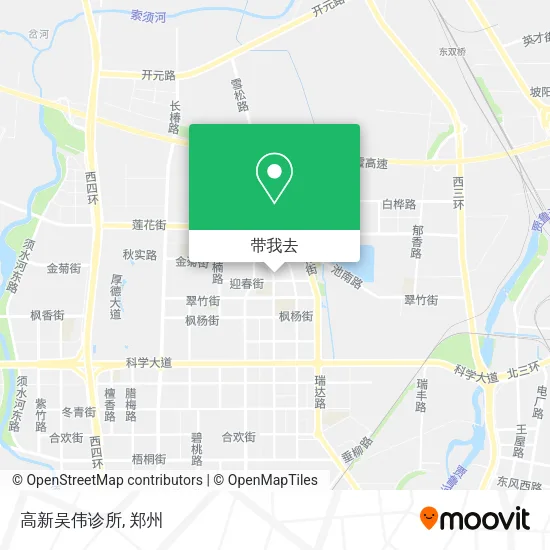 高新吴伟诊所地图