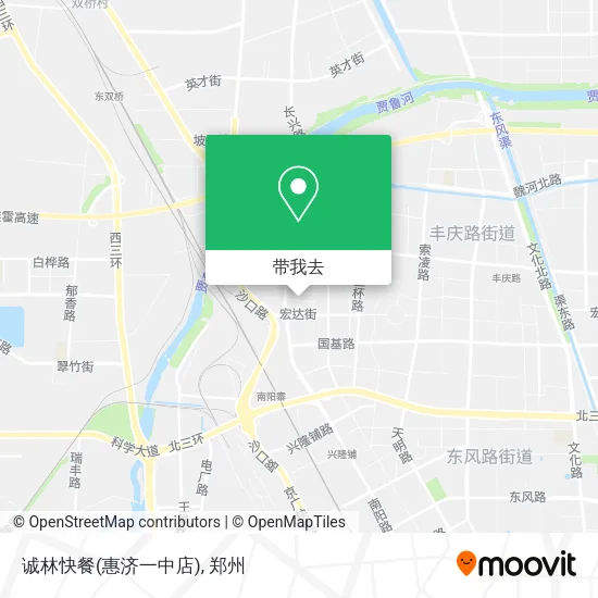 诚林快餐(惠济一中店)地图