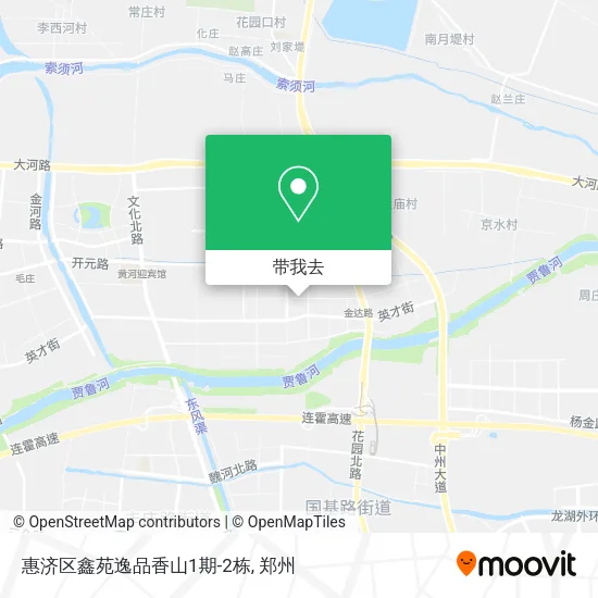 惠济区鑫苑逸品香山1期-2栋地图