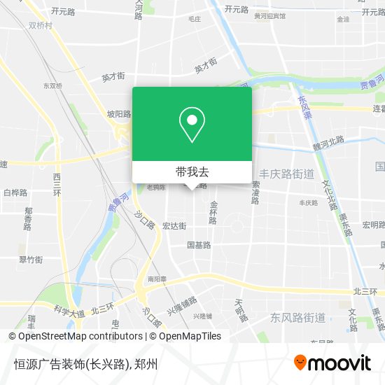 恒源广告装饰(长兴路)地图