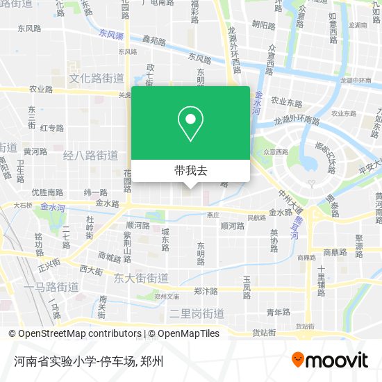 河南省实验小学-停车场地图