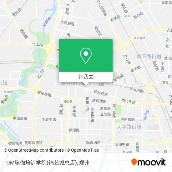 OM瑜伽培训学院(锦艺城总店)地图