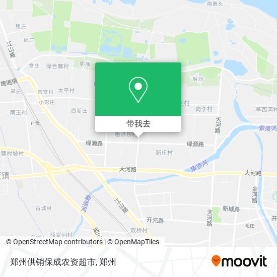 郑州供销保成农资超市地图