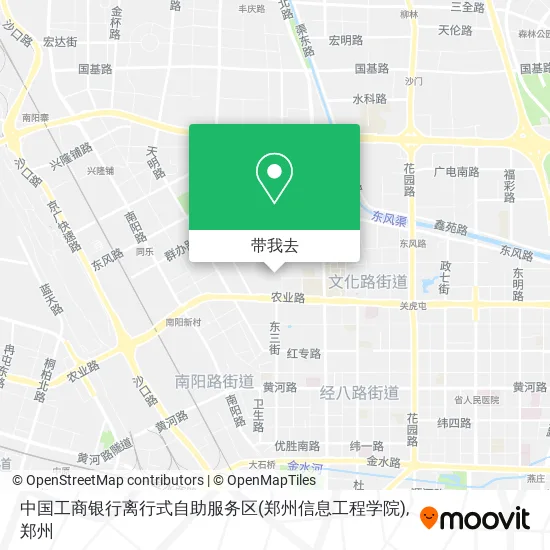 中国工商银行离行式自助服务区(郑州信息工程学院)地图