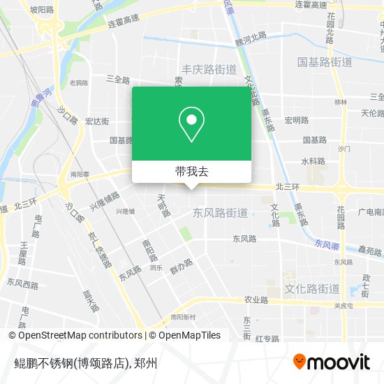 鲲鹏不锈钢(博颂路店)地图