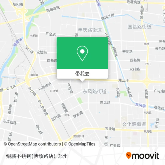 鲲鹏不锈钢(博颂路店)地图