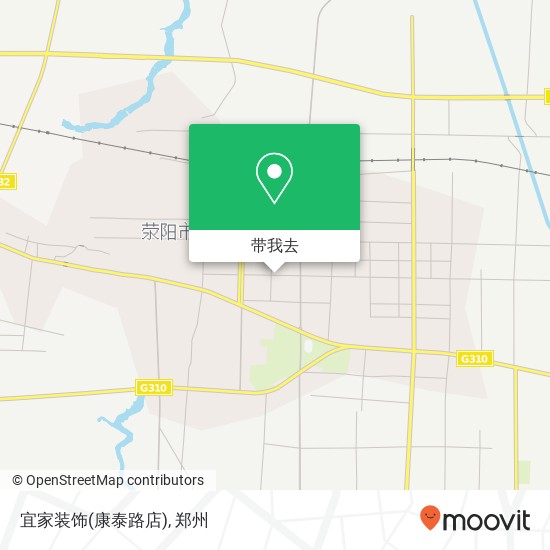 宜家装饰(康泰路店)地图