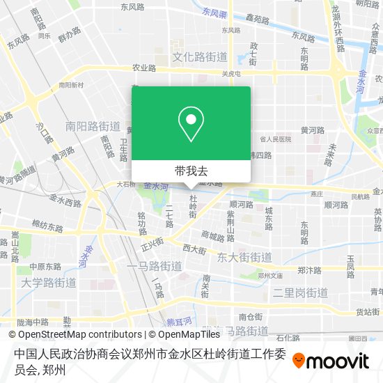 中国人民政治协商会议郑州市金水区杜岭街道工作委员会地图