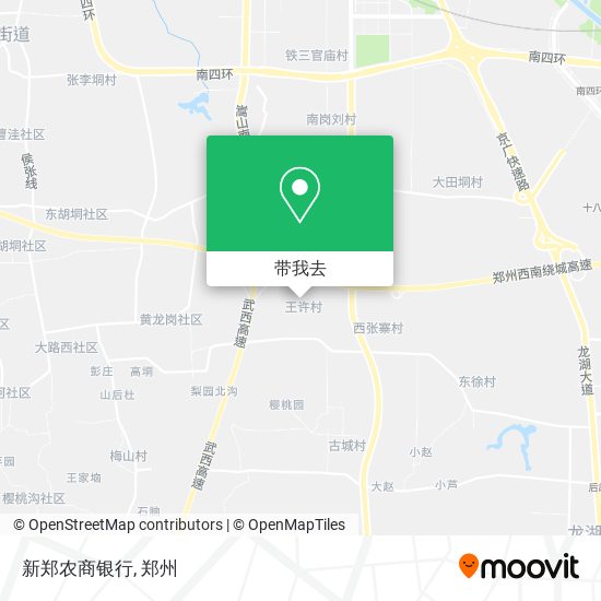 新郑农商银行地图