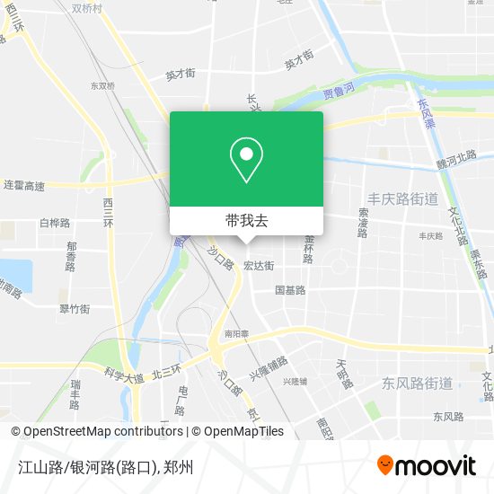 江山路/银河路(路口)地图