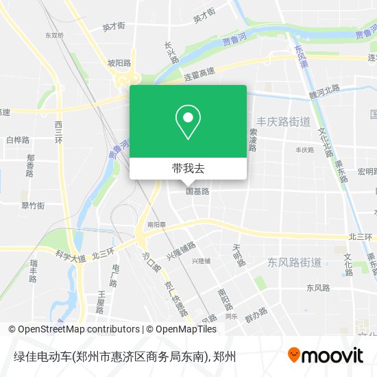 绿佳电动车(郑州市惠济区商务局东南)地图