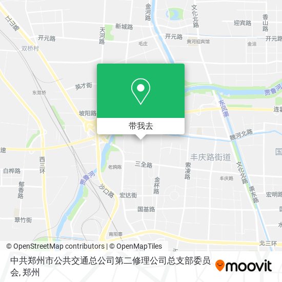 中共郑州市公共交通总公司第二修理公司总支部委员会地图