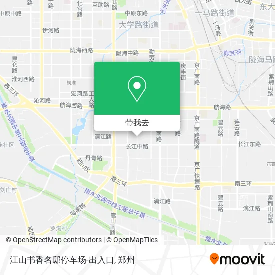 江山书香名邸停车场-出入口地图