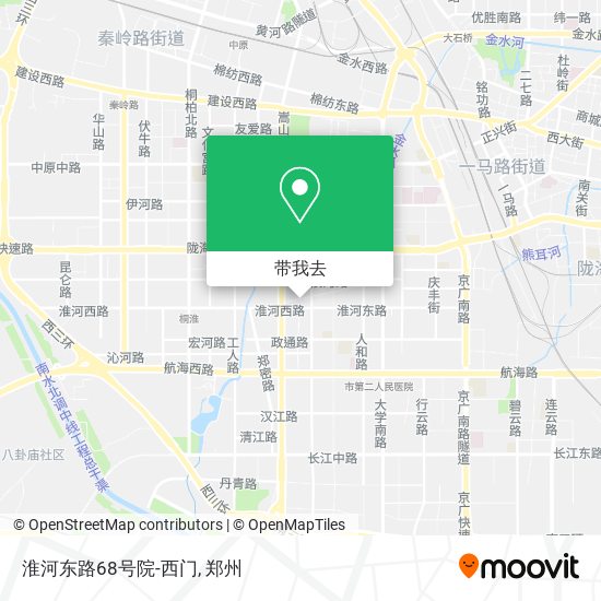 淮河东路68号院-西门地图