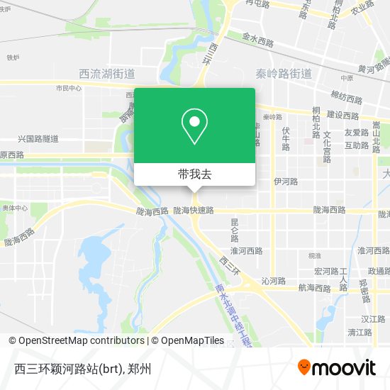 西三环颖河路站(brt)地图