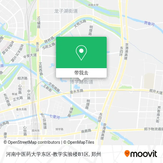河南中医药大学东区-教学实验楼B1区地图