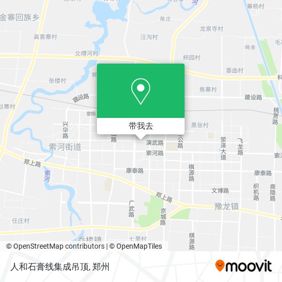 人和石膏线集成吊顶地图