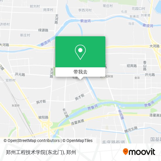 郑州工程技术学院(东北门)地图