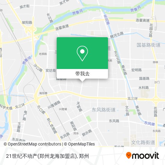 21世纪不动产(郑州龙海加盟店)地图