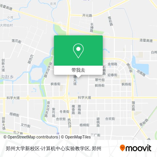 郑州大学新校区-计算机中心实验教学区地图