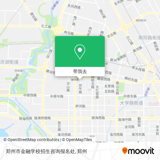 郑州市金融学校招生咨询报名处地图