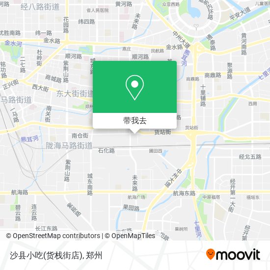 沙县小吃(货栈街店)地图