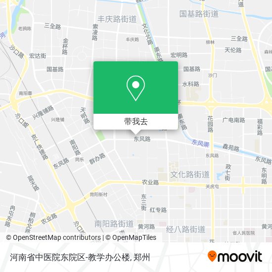 河南省中医院东院区-教学办公楼地图