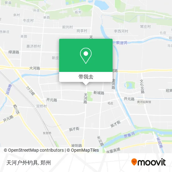 天河户外钓具地图