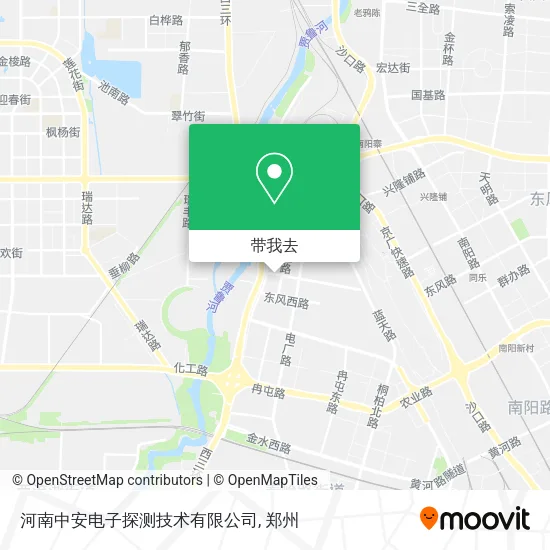 河南中安电子探测技术有限公司地图