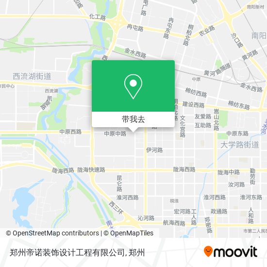 郑州帝诺装饰设计工程有限公司地图