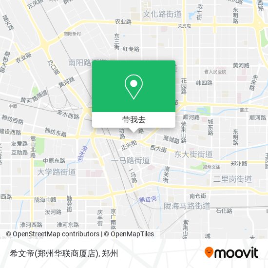 希文帝(郑州华联商厦店)地图